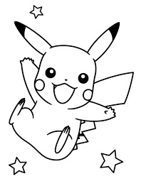 Our wonderful coloring pages will help you with this. Coloring Pages Pikachu With Stars Coloring Pages