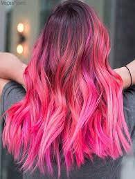 Updated Hairstyles Trends Beauty Fashion Ideas In 2020 Hair Color Pink Dark Pink Hair Hair Inspiration Color