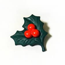 Download 28mm Christmas Holly Leaf Festive Craft Buttons Xmas Seasonal Yellowimages Mockups
