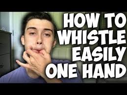 To whistle with your fingers: How To Whistle With Your Fingers Easily One Hand Youtube Whistle With Fingers How To Wistle How To Whistle Loud