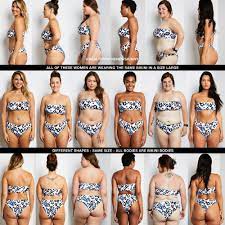 6 Women 6 Different Shapes Wearing The Same Size Bikini Healthy Is The New Skinny