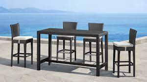 Maybe you would like to learn more about one of these? Counter Height Patio Table Can Also Be Used As An Island Buffet Table During Outdoor Parties Outdoor Bar Stools Modern Pub Table Bar Height Outdoor Table