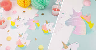 Surtout quand les enfants sont plus jeunes, vous voulez vous assurer que vous pouvez faire tout en votre pouvoir pour faire leur fête. Diy Nos Adorables Invitations Licorne