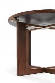 paul dupre lafon 1900 1971 table basse moderniste circulaire en acajou detail table furniture furniture mid modern
