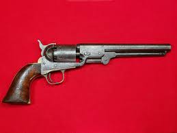 It was used as a side arm by cavalry, infantry, artillery troops, and naval forces. Colt M1851 Hartford Navy Revolver Sn 96549 1860 1st Alabama Cavalry