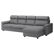 диван комфорт трансформер три в одном купить в украине Lidhult Sectional 4 Seat With Chaise Lejde Gray Black Find It Here Ikea In 2020 Ikea Vimle Corner Sofa Cosy Sofa