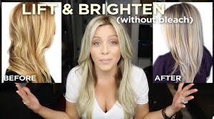 Here are easy steps for you to follow chamomile tea aids in restoring its luster as well as natural darkness if you own darker hair. How To Lift And Brighten Your Blonde In One Step Without Bleach Youtube