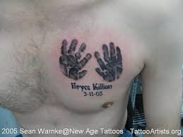Footprint tattoos and baby footprints are beautiful and sentimental tattoo ideas. Love This Baby Tattoos Family Tattoos Baby Tattoo For Dads