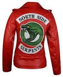 Riverdale Southside Serpents Womens Jacket Cheryl Blossom Red Leather Jacket Ebay Leather Jackets Women Riverdale Merch Leather Jacket Men