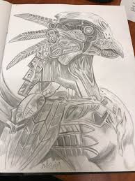 Royal commissions and funerary objects. Egyptian God Horus Drawing