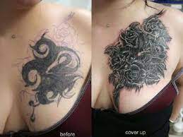 Wonderful Black Roses Cover Up Tattoo On Chest Cover Up Tattoos Wrist Tattoo Cover Up Cover Up Tattoo Ideas