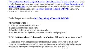 Ccontoh soal essay geografi tentang pengindraan jauh dan jawabannya ilmusosial id. Contoh Soal Essay Geografi Tentang Biosfer Masnurul