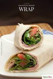Ham Lettuce Tomato Wrap Recipe Amazing Food Lettuce Tomato Cooking Inspiration