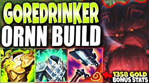 Thunder lord ornn is a super fun project that i've had a chance to help on. Testing The Limits Of The New Goredrinker Ornn Build Ornn League Of Legends S11 Gameplay Youtube