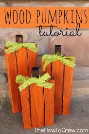 Diy Wood Pumpkin Tutorial From A Quick Easy Project And So Cute For Fall Fall Wood Crafts Fall Crafts Diy Halloween Pallet Projects