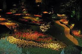 Butchart Gardens At Night The Sunken Garden At Night Butchart Gardens British Columbia Butchart Gardens Night Garden Italian Garden