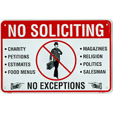 No soliciting sign uses a process called uv printing which results in an incredibly high definition and weather resistant finish. Tags America No Soliciting Sign Metal Yard Sign For House Home Or Business 8 X 12 Inch Rust Free Aluminum Easy Mount On Door Fence Gate Or Building Buy Online In Botswana