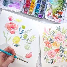 They're super easy to make, and you'll be glad you made them in the long run. Watercolor Flower Tutorial Natalie Malan Pinners Conference Watercolor Diy Watercolor Watercolor Flowers Tutorial Floral Watercolor Watercolor Floral Print