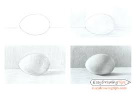 Add two feet, at a distance of half a square. Egg Step By Step Basic Shading Tutorial Easydrawingtips