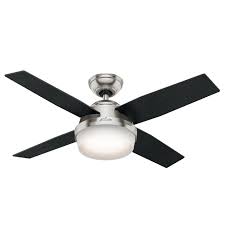 There is a correlation between the number of blades and how the appliance sounds: Hunter Dante 4 Blade 112cm Indoor Ceiling Fan With Lights Costco Uk