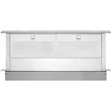 It looks like a downdraft with one important twist: Downdraft Ventilation At Athens Refrigeration And Appliance