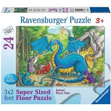 Walmart Ravensburger Dragon Nursery Floor Puzzle 24 Pieces Dragon Nursery Floor Puzzle Ravensburger