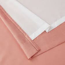 Silver grey color useful faux silk blackout curtains. Jefferson Faux Silk Grommet Curtain Panels Blush Pink