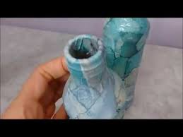 Cura rápida, alta resistência ultra violet adesivo de cura. Garrafa Decorada Com Revista Youtube Garrafas Garrafas De Vidro Reciclar Garrafas De Vidro