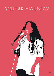 No152 My Alanis Morissette Minimal Music Poster By Chungkong Nl You Oughta Know Is A Song By Alanis Mor Vintage Music Posters Alanis Morissette Music Poster