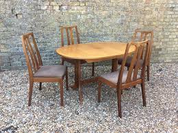 Mid Century 1960s Nathan Teak Dining Table And Four Chairs Teak Dining Table Teak Table Teak Furniture