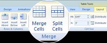 In excel, you can merge two or more cells using a formula. Merge Split Or Delete Table Cells Office Support