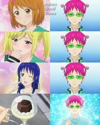 We Love A Man Who Isn T A Simp Takes No Shit But Loves His Dessert And Will Do Anything For It Yes Anything In 2020 Otaku Anime Saiki Anime Memes Funny
