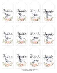 Print, trim and you're all set! Thank You Gift Tags Blooming Homestead Free Printable Favor Tags Free Printable Tags Templates Gift Tag Template