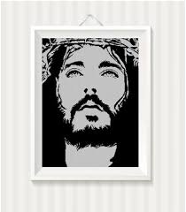 Check spelling or type a new query. Jesus Face Silhouette Cross Stitch Pattern In Pdf 2