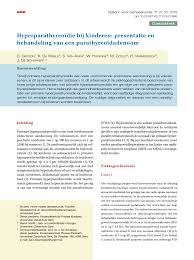 Zij komt stilaan wat meer op de voorgrond en is zeer populair. Pdf Hyperparathyroidism In Children Clinical Presentation And Therapy Of A Parathyroid Adenoma
