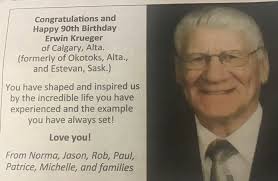 Hi, i just seen this birthday greeting for Mr. Krueger in the November  issue of The Senior Paper! i think he taught at Westview school years  ago……….. so, happy Birthday Mr. Krueger!