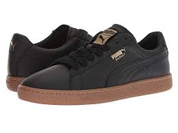 Black And Gold Puma Shoes Puma Black Metallic Gold Modesens Puma Basket Classic Puma Black Metallic
