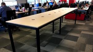 Long narrow farmhouse kitchen table. Long High Office Table