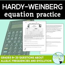 Including the allele frequency and phenotype frequency. Hardy Weinberg Activity Worksheets Teachers Pay Teachers