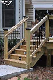 Awesome Diy Wood Deck Plans You Should Try For Your Backyard Deck Handrail Ideas Design No 12501 Dec Ideas Deck Stair Railing Outdoor Stairs Deck Steps