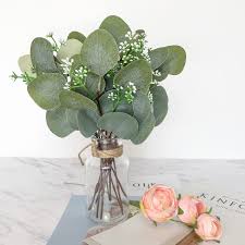 Awe inspiring tall vase of white cala lillies roses and hydrangeas in warwick ri petals florist gift. Buy 25pcs Artificial Eucalyptus Leaves Stems Greenery Stems For Tall Vase Flower Arrangement Crafts Greenery Bouquet Wedding Holiday Home Decor Online In Indonesia B08zmx1z1c