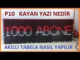 kayan yazi akilli tabela nasil yapilir p10 panel led tabela how to install led display modules youtube led display youtube