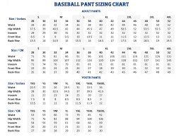 Rawlings Football Pants Size Chart Www Bedowntowndaytona Com