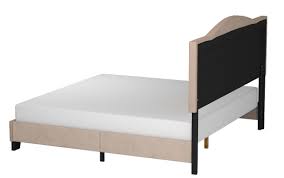 The modified camel back headboard shape pairs a gentle curve with straight lines for a clean design with just enough visual interest. Pulaski Home Comfort Modified Camel Back Upholstered Queen Size Platform Bed 81 5 X 64 X 53 5 Denim Sand Amazon Co Uk Kitchen Home