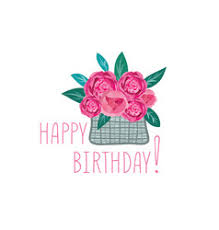 With an image graceful and elegant, and wishes sincere, there is no better birthday card for the adventurer you hold dear! Birthday Card Flowers Happy Vector Images Over 16 000