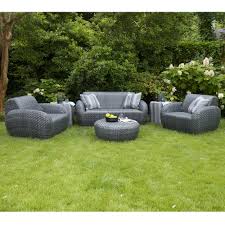 Shop items you love at overstock, with free shipping on everything* and easy returns. Woodard Trident Outdoor Wicker Modern Patio Set Wd Trident Set1