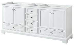 Previous pricec $305.80 15% off. Deborah 80 Double Vanity Transitional Bathroom Vanities And Sink Consoles By Wyndham Collection Houzz