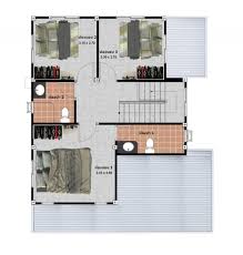 Some of the most effective 2bhk house plans with two bedrooms is used in range of ways. Two Storey House Plan With Four Bedrooms And Three Bathrooms Cool House Concepts