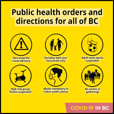 Your health is more important than anything else. Government Of British Columbia By Public Health Order And Direction We Must Continue To Only Socialize With People In Our Households Or Core Bubbles Until January 8 2021 And Avoid