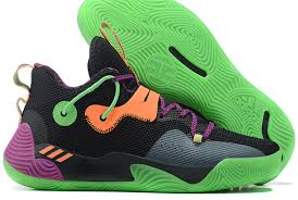 These shoes have durable outsoles and last long on outside concrete courts. 2021 Adidas Harden Stepback 3 Multi Color Black Purpl Green Orange For Sale